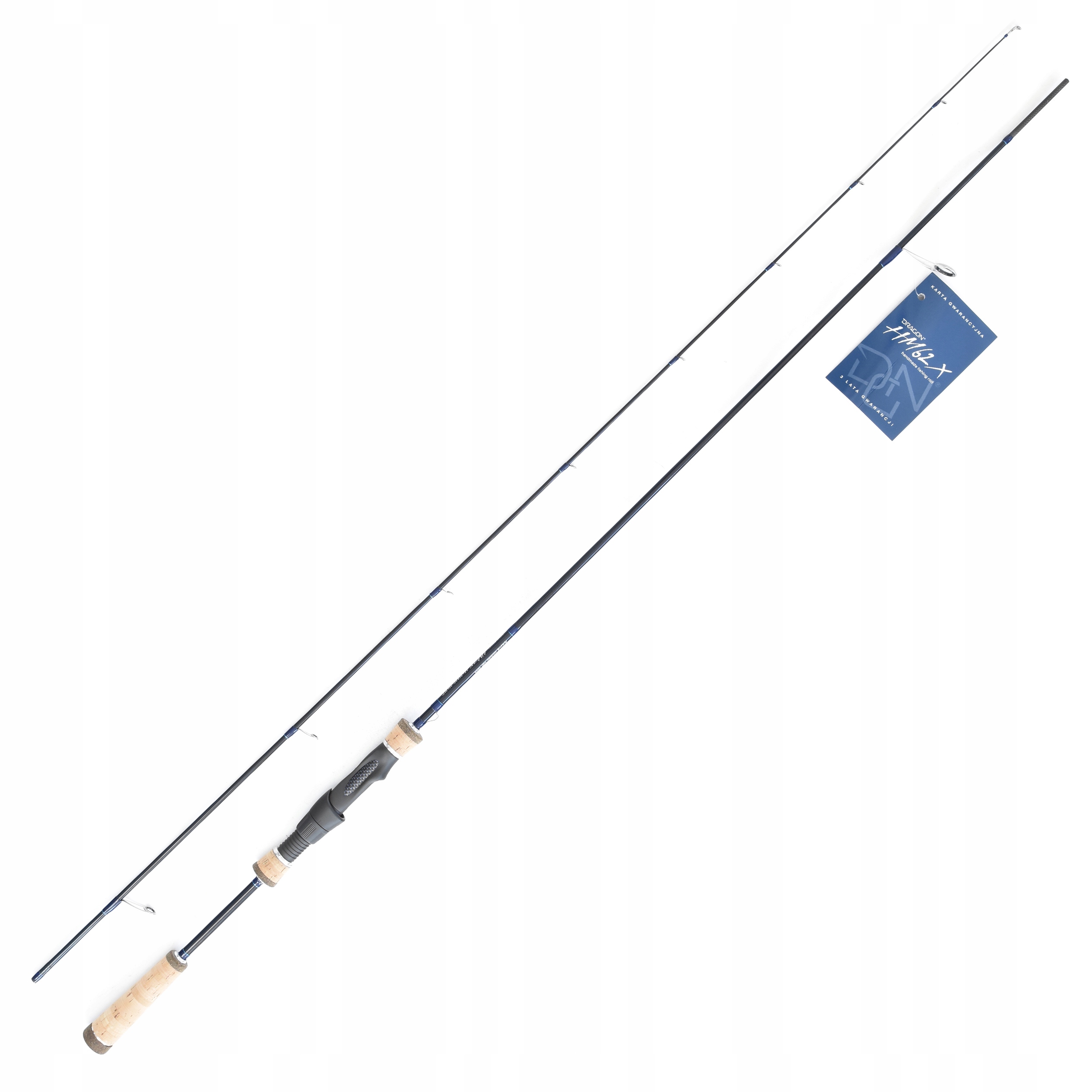 Wędka spinningowa HM62X Dragon 2.28m 5-16g akcja fast na okonia, pstrąga
