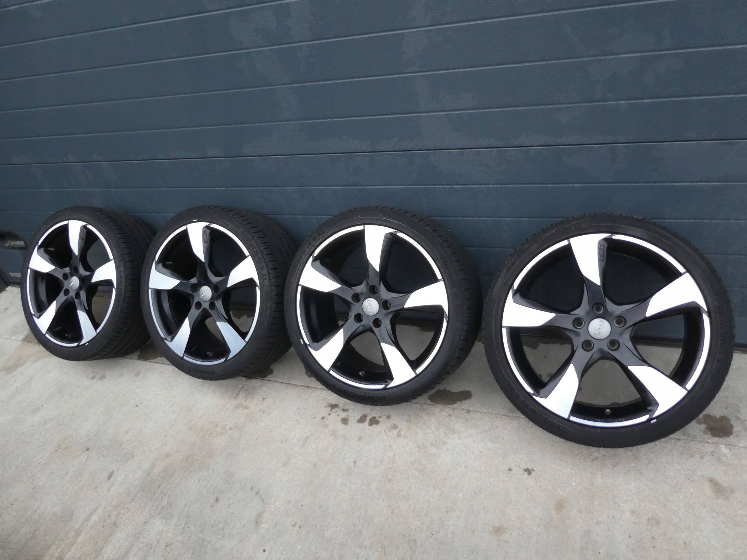 4X wheels discs tyres AUDI VW 255/35/19 5X112 CMS KBA 47986