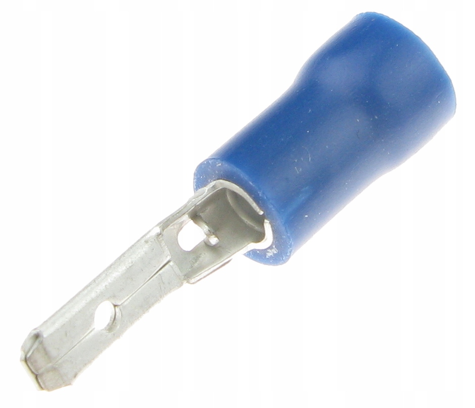 Konektor męski 2,8mm izolowany niebieski (10 szt.) /1375-10