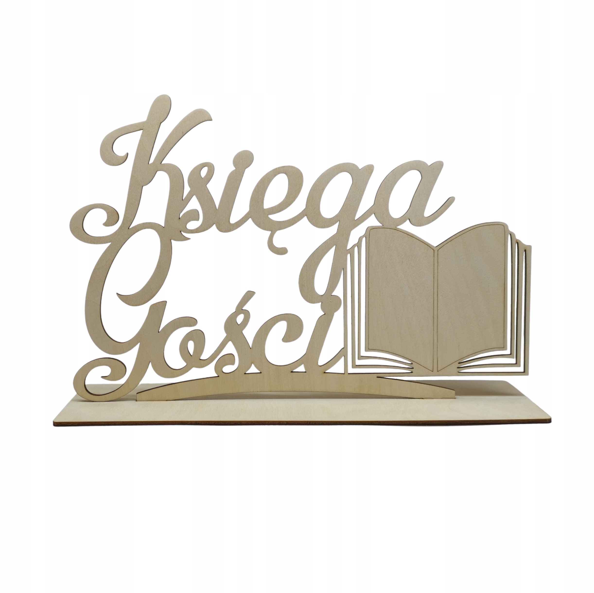 

Drewniany napis Księga Gości wesele ślub