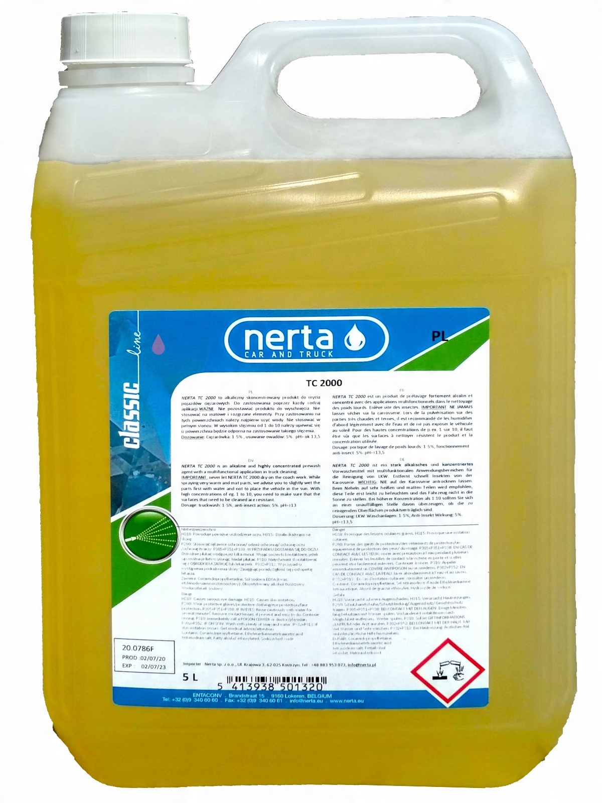 

Nerta Truck Cleaner 2000 piana aktywna samochodowa
