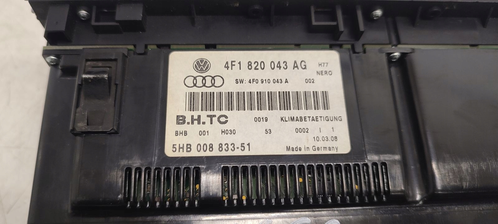 Unite commande clima Bouches buses Audi A6 C6 3,0 TDI Allroad