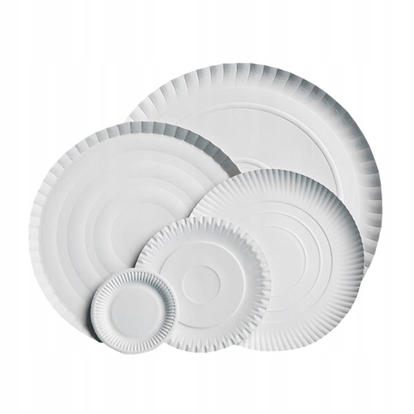 

Talerz papierowy 40cm okrągły 100 szt grill piknik