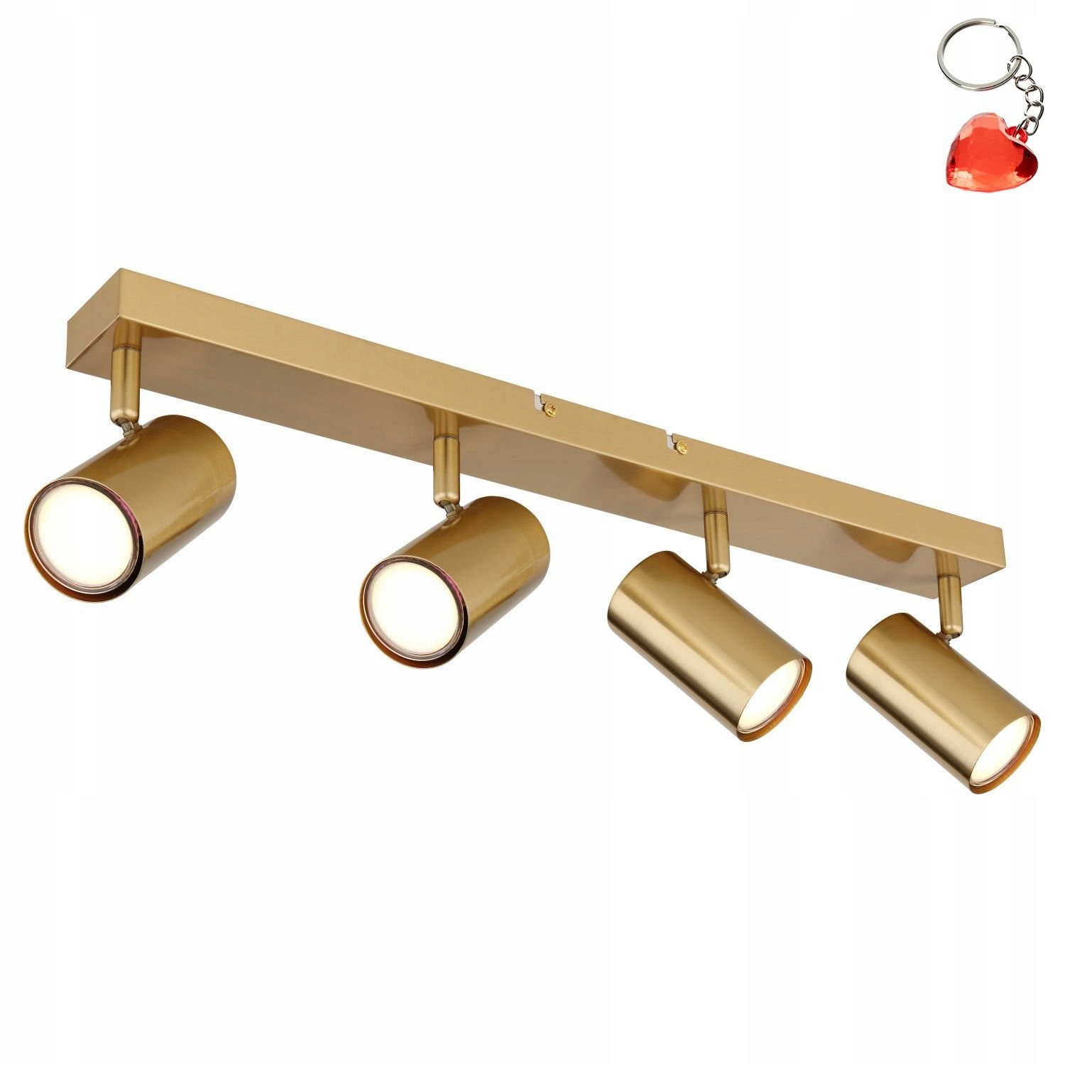 Lampa reflektor do obývačky GU10 35W zlatá Robby 57911-4GO Globo