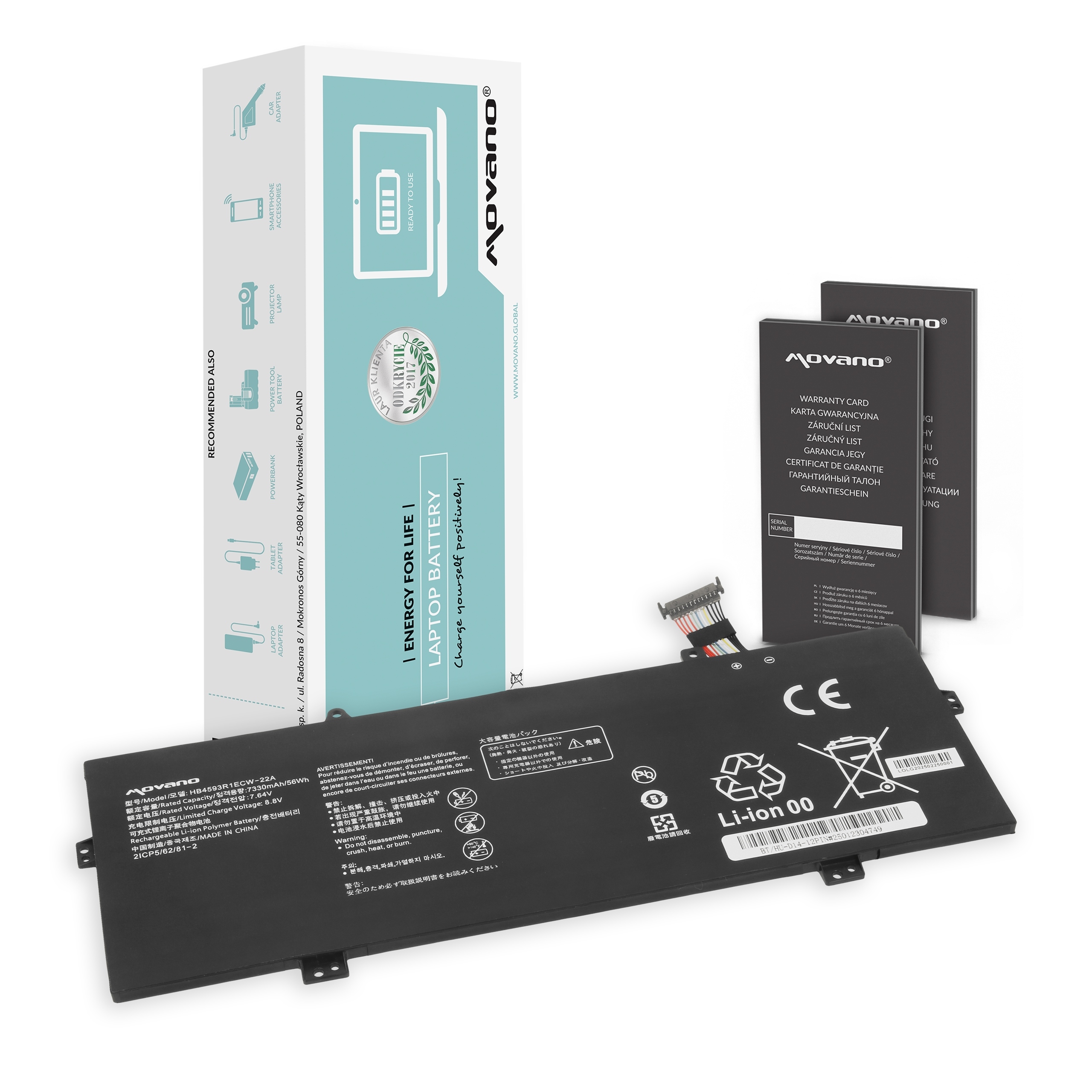 Bateria KLVL-WFH9 do Huawei Matebook 14 2020, X Pro 2021 (12 Pin)