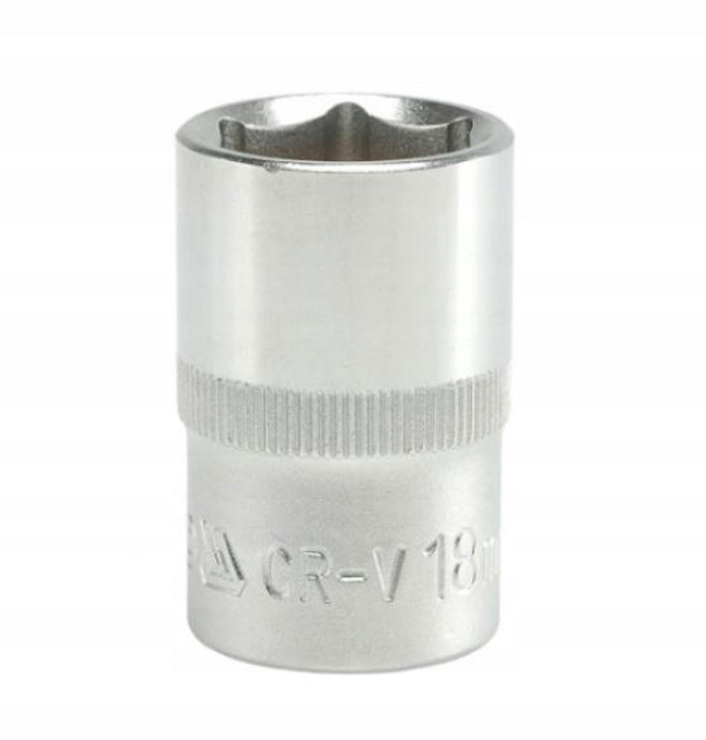 Nasadka 18MM 1/2" cala 6-KĄT. 6 Kątna CV Krótka