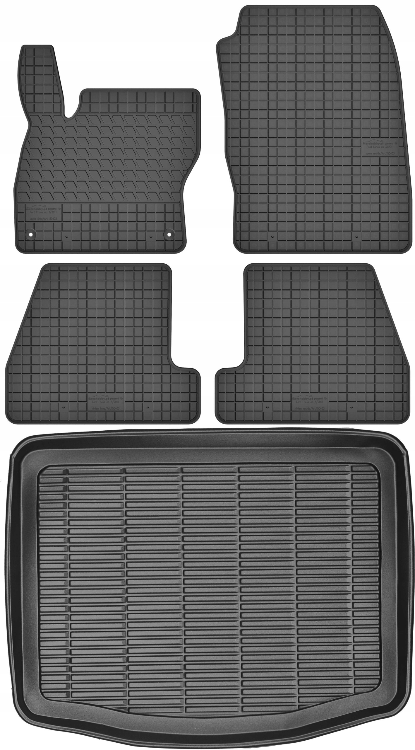 Ford Focus III Hb 10-18 Gumové rohože rohož