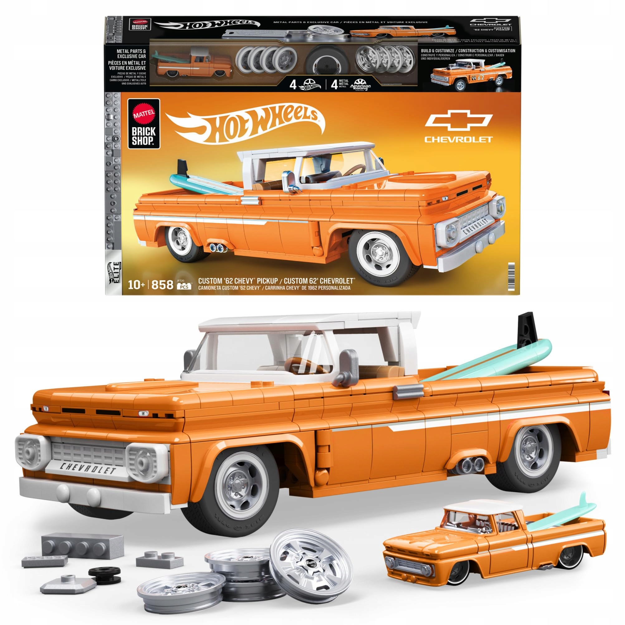 Klocki Mattel Brick Shop Hot Wheels Series Custom ’62 Chevy Pickup ...