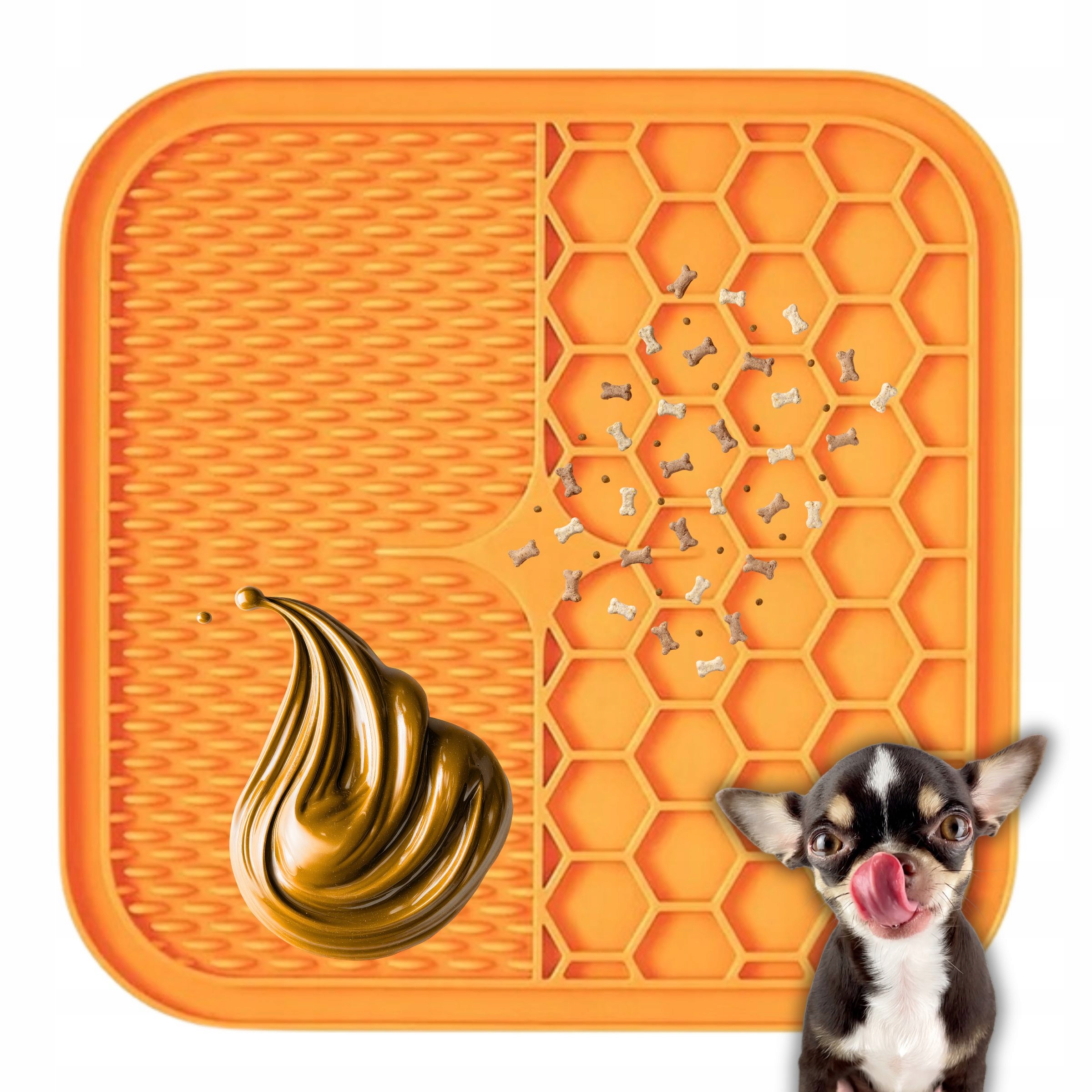 MATA TACA DO LIZANIA DLA PSA KOTA SPOWALNIAJĄCA Z PRZYSSAWKAMI PRZYSMAKI Kolor niebieski