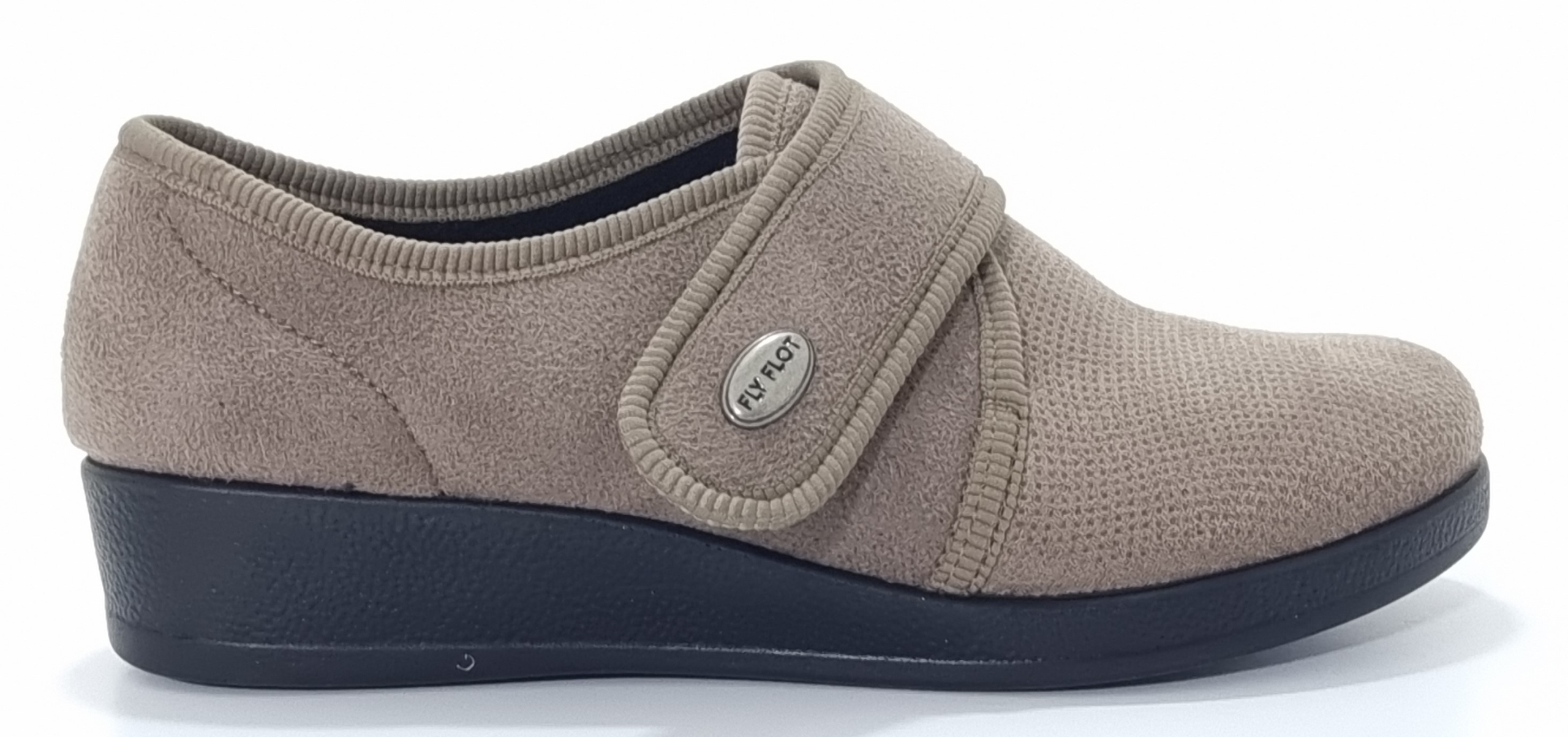 Pohodlné dámské polobotky Fly Flot N3 886 Béžová 40