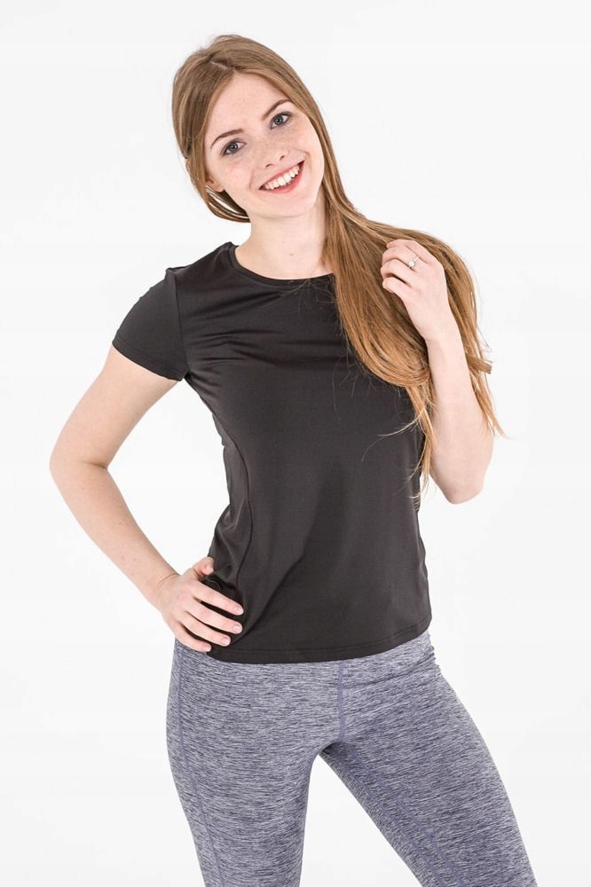 Koszulka t-shirt 4F H4L17-TSDF003 czarna S Rękaw krótki rękaw