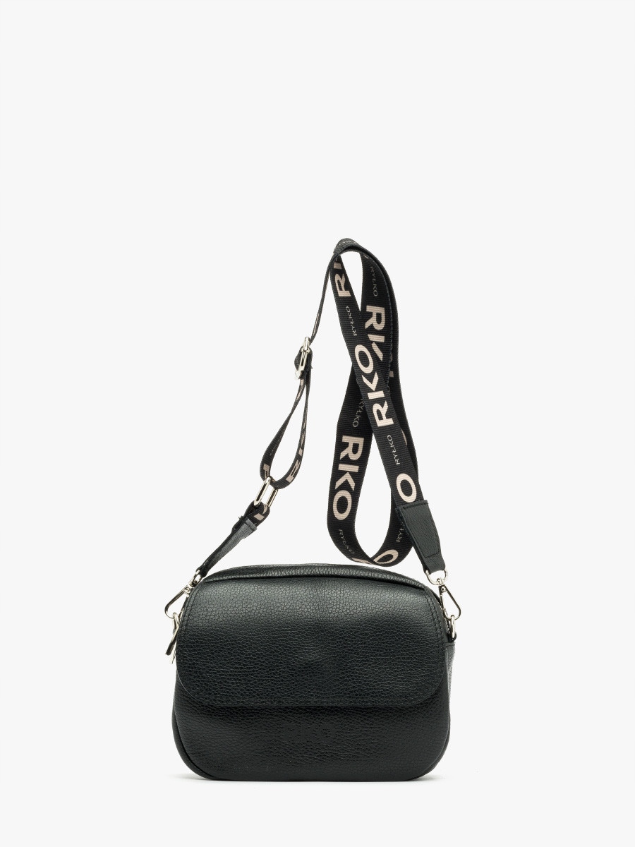 Ryłko torebka ze skóry naturalej czarna