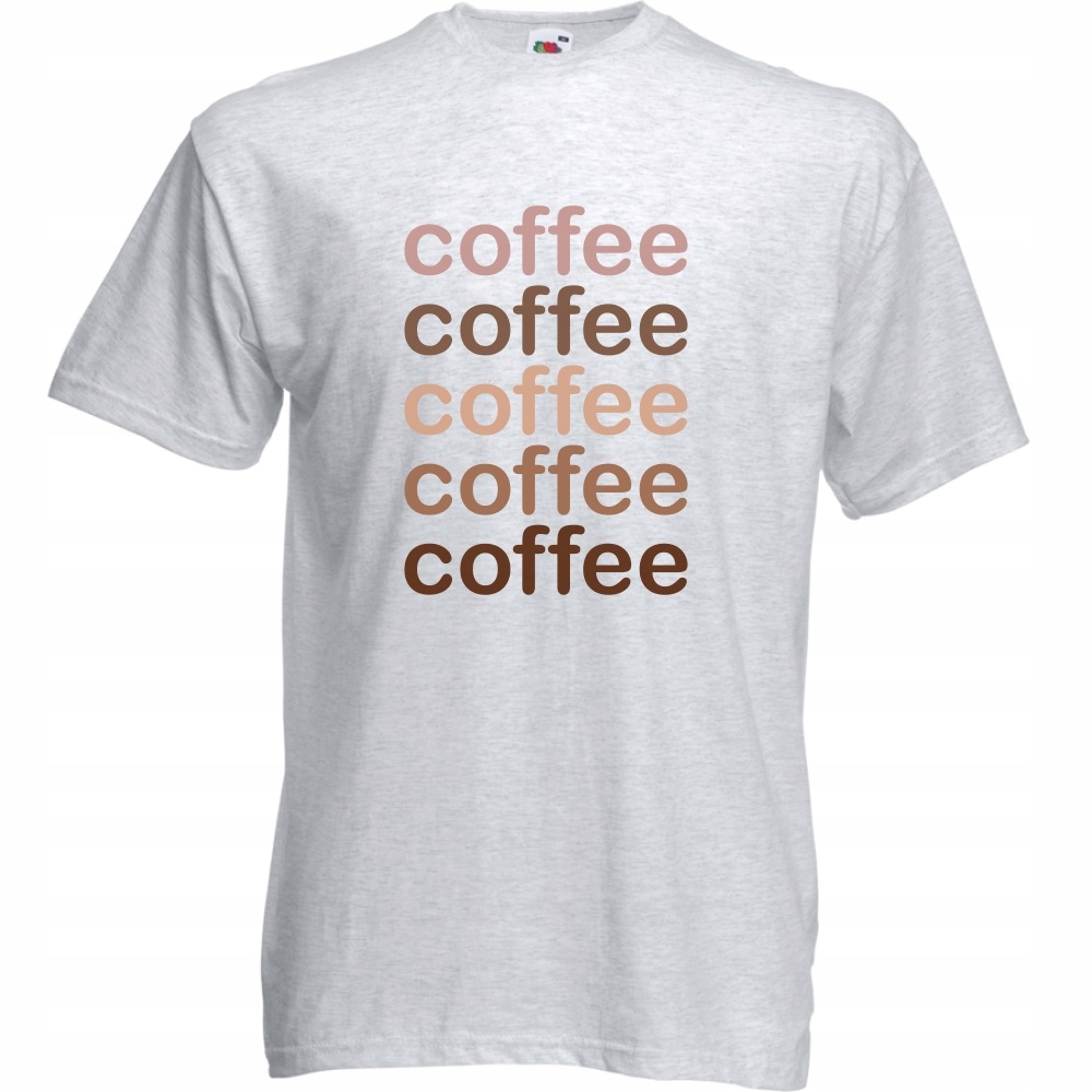 

Koszulka coffee kawa dla kawosza M ash szara