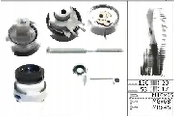 Schaeffler INA 530 0089 30 водяной насос комплект ремня ГРМ