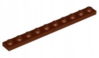 

Lego 4477 Płytka 1x10 brązowa Nowa (2g)