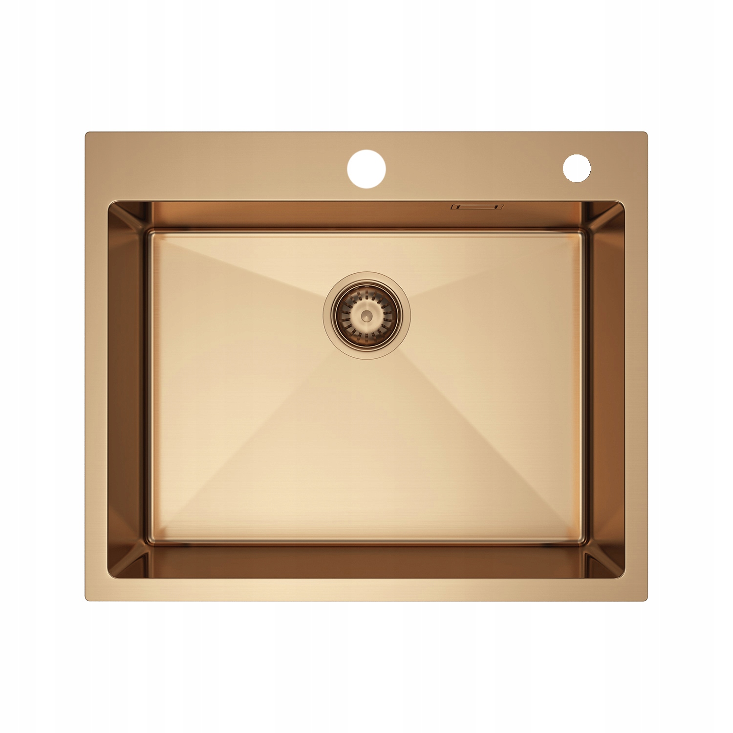 Kuchynský drez 60x50 Rose Gold Pvd so sifónom a dávkovačom
