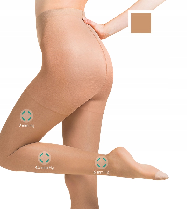 

Gabriella Rajstopy Relax 111 40 Den Beige 4