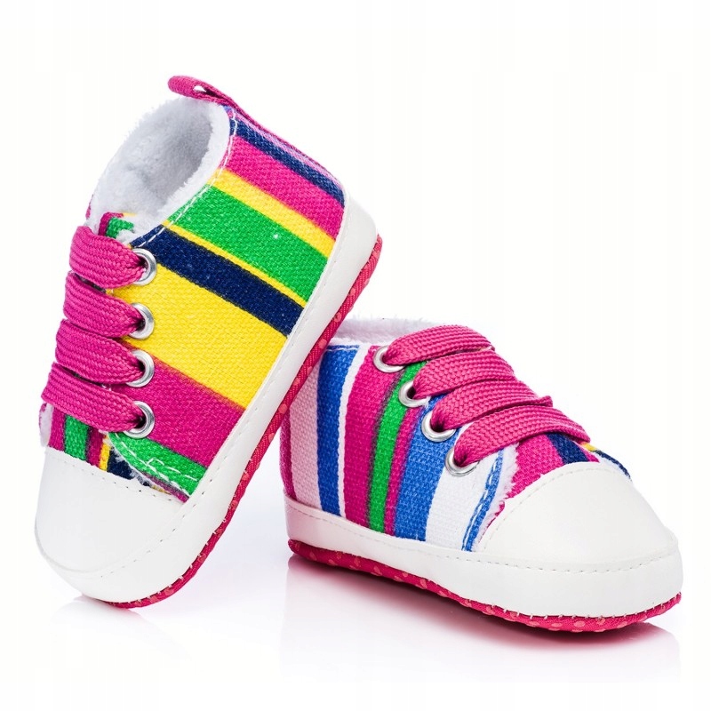 CIEPŁE BUCIKI NIEMOWLĘCE TRAMPKI WARM PINK 18/19