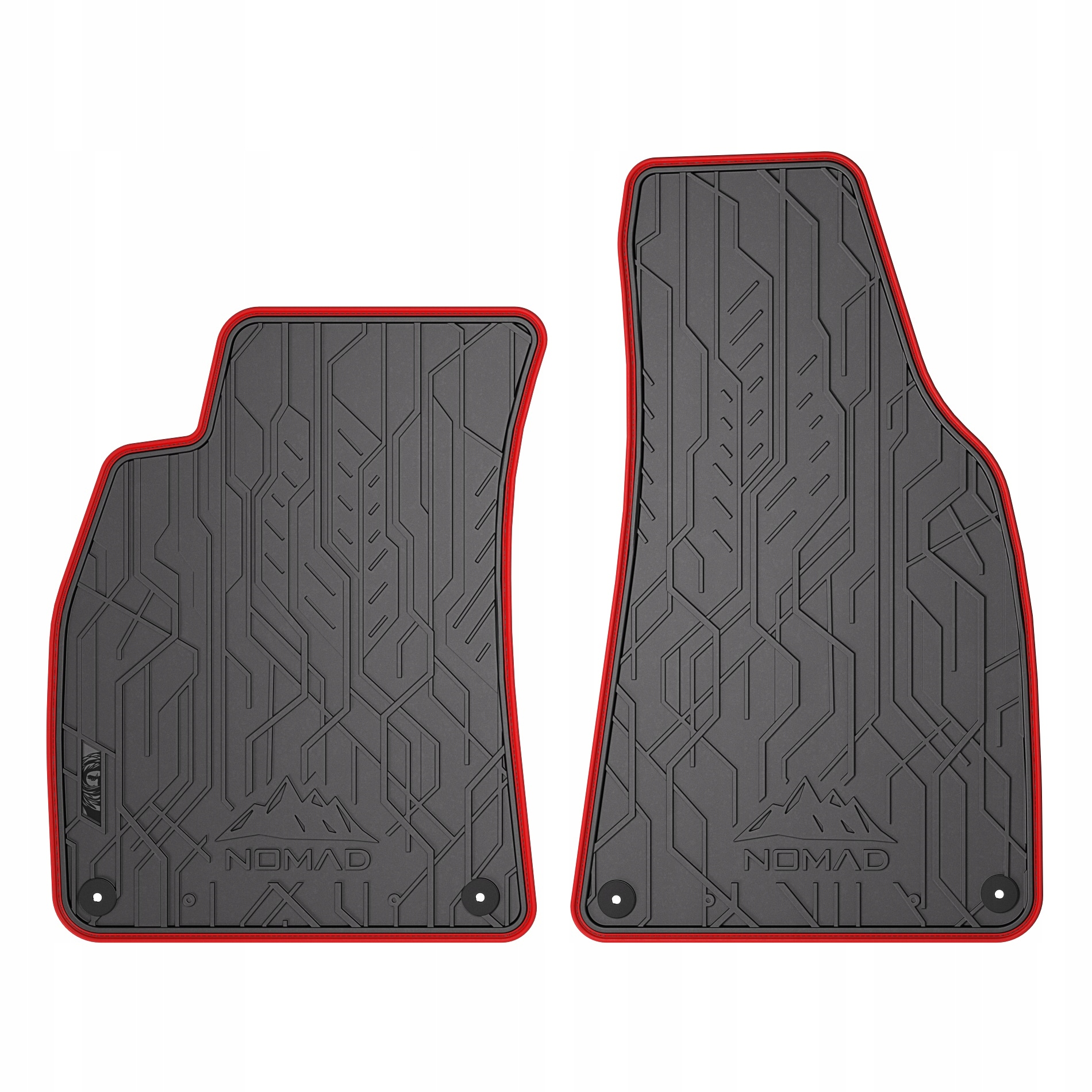 Gumové koberce Nomad Seat Exeo 2008-2013 červené