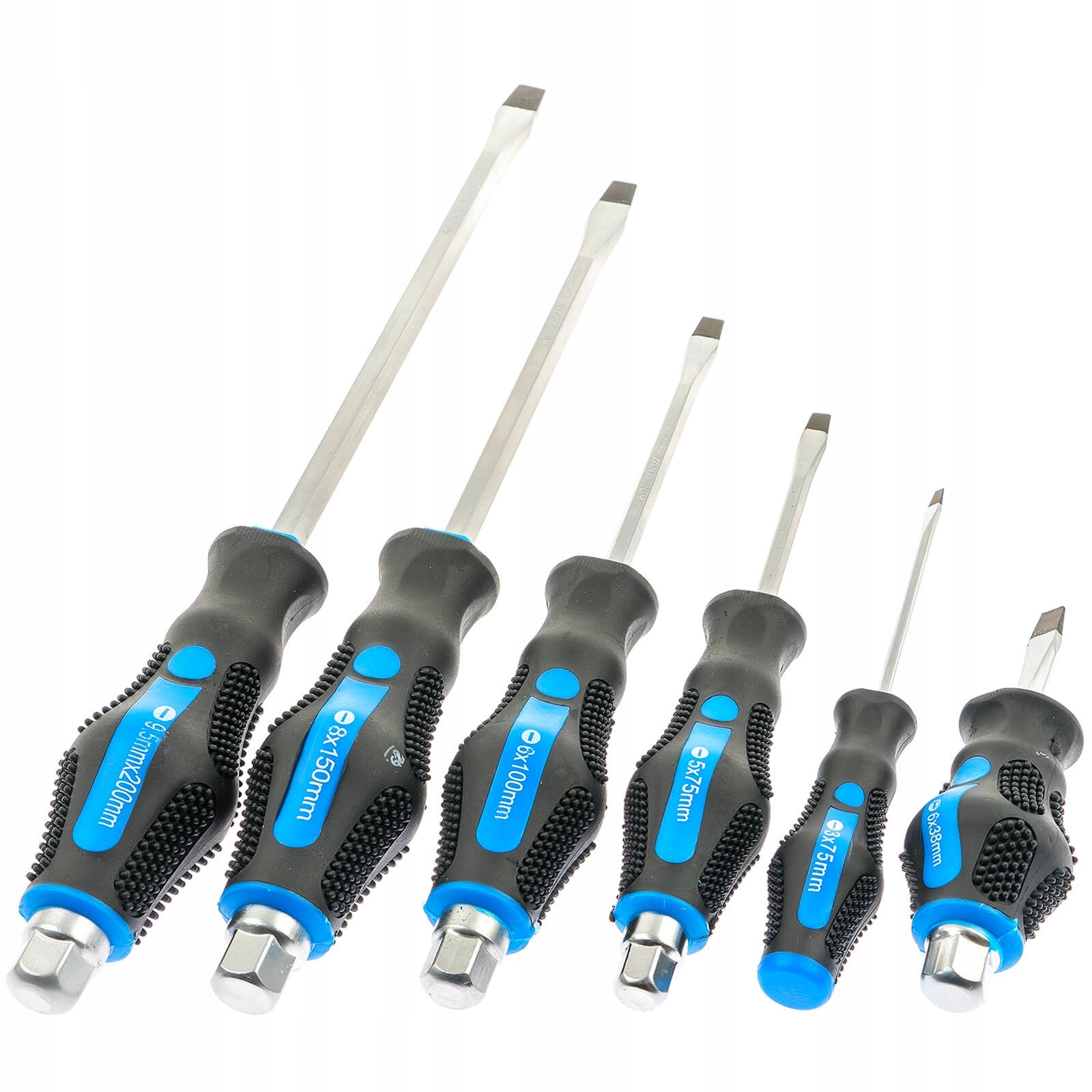 WKRĘTAKI ŚRUBOKRĘTY ŚLUSARSKIE DO POBIJANIA 12SZT Liczba elementów zestawy