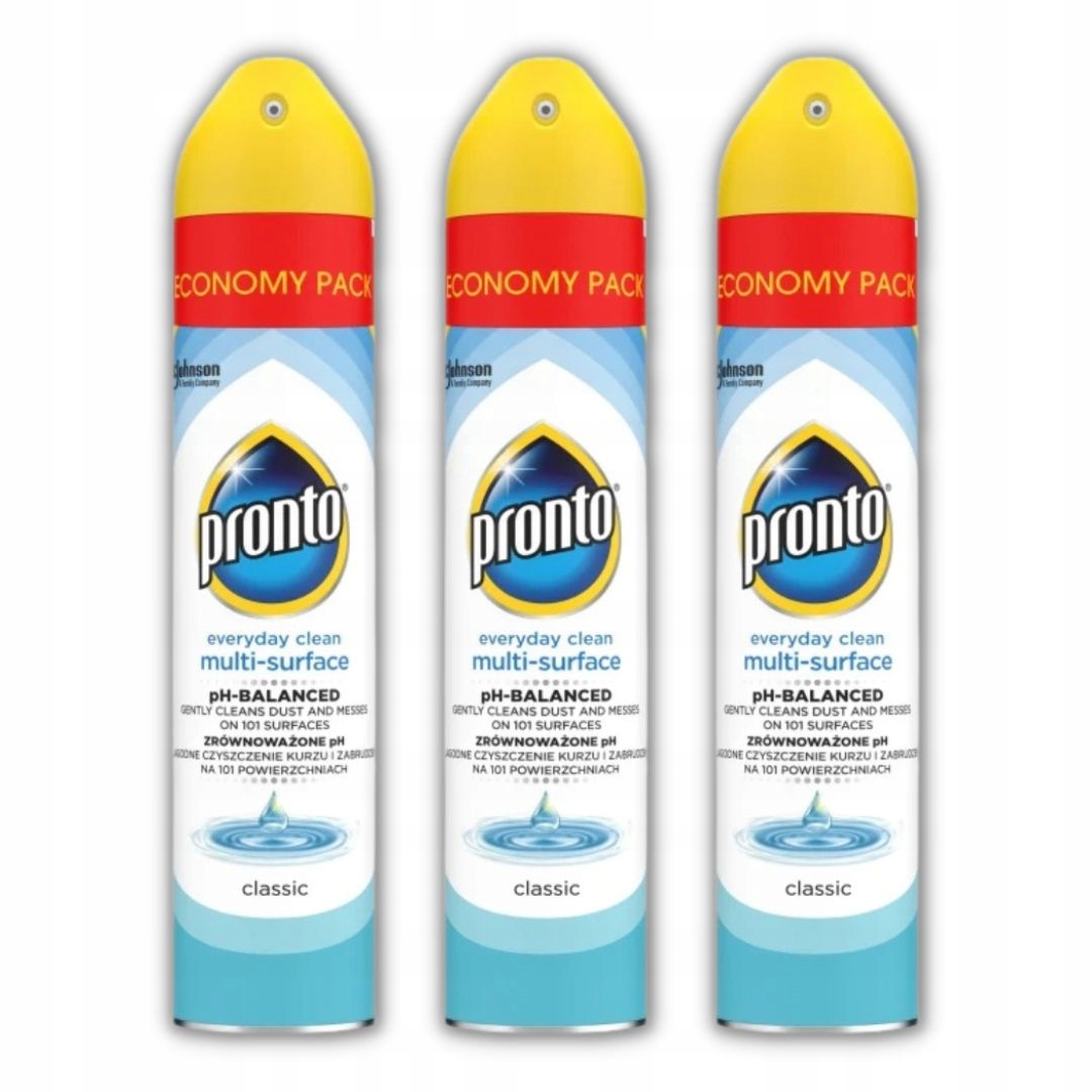 

Spray Pronto Multi Surface Original 300 ml x 3