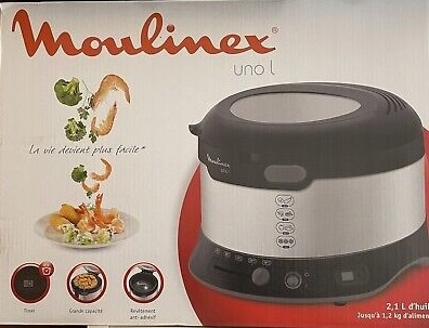 Moulinex AF179D10 Uno L Metal Friteuse électrique - acier