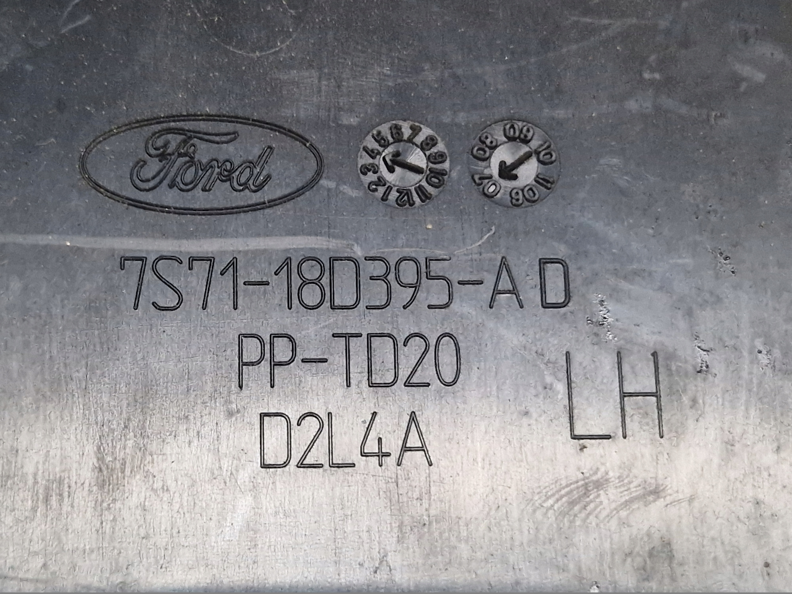 intake air left 7S71-18D395-AD FORD MONDEO MK4