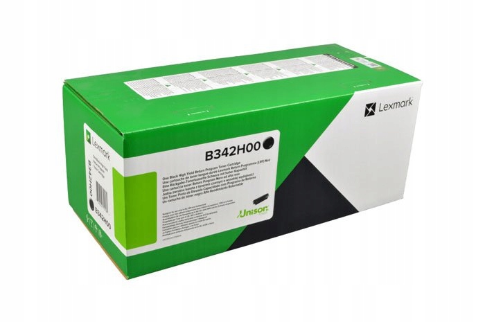 Originálny čierny toner Lexmark B3340, B3442, MB3442 (B342H00)