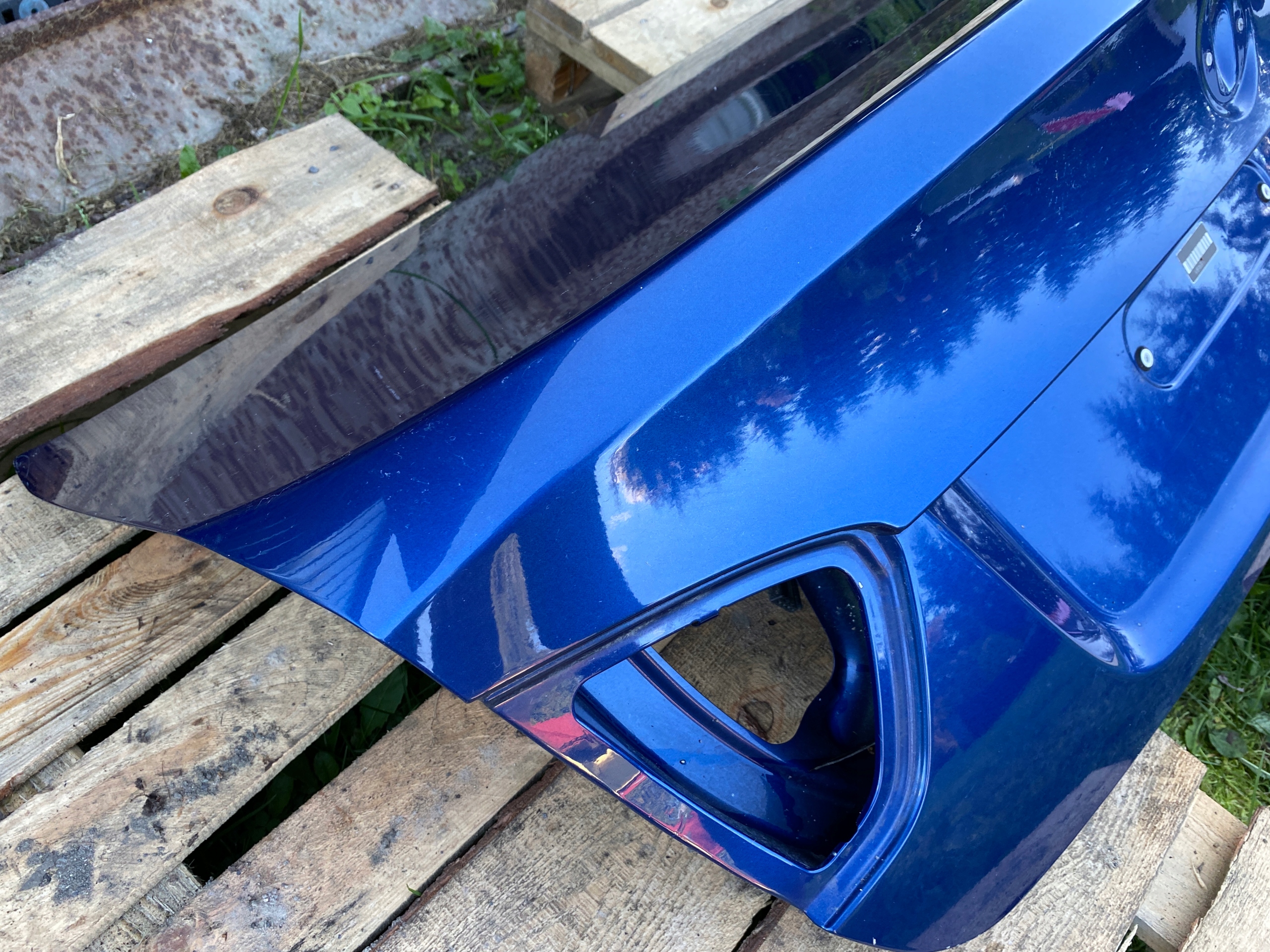 trunk door boot BMW E90 LE MANS BLAU