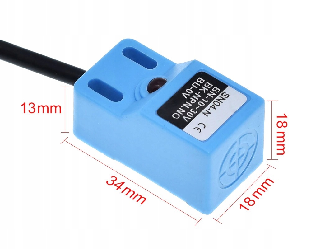 540 Czujnik indukcyjny zbliżeniowy SN04-N NPN NO Arduino Stan opakowania oryginalne