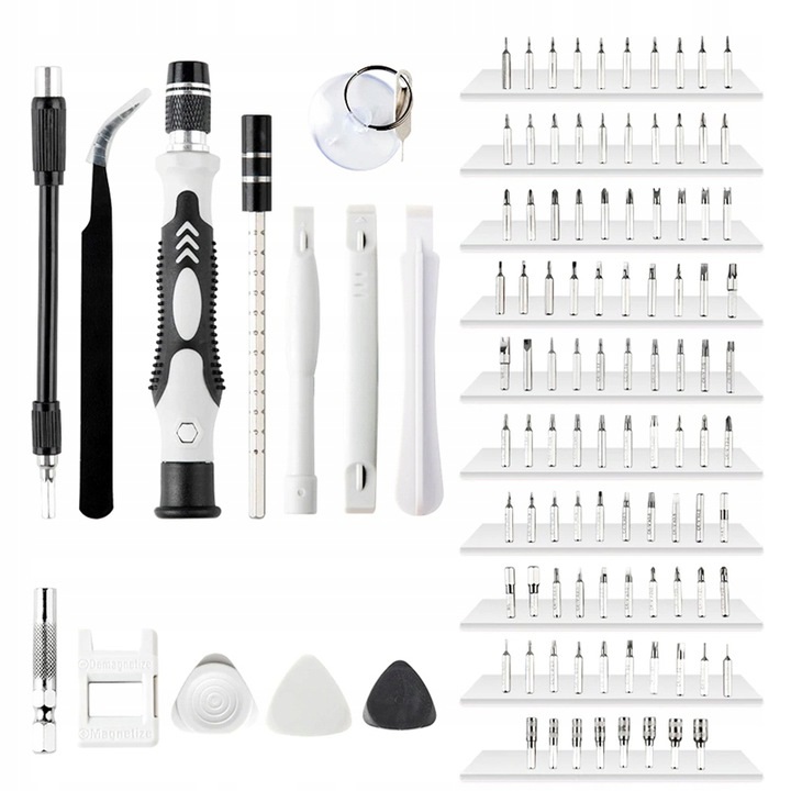 ZESTAW WKRĘTAKÓW DUŻY XXL PRECYZYJNE BITY KOŃCÓWKI Liczba elementów zestawy