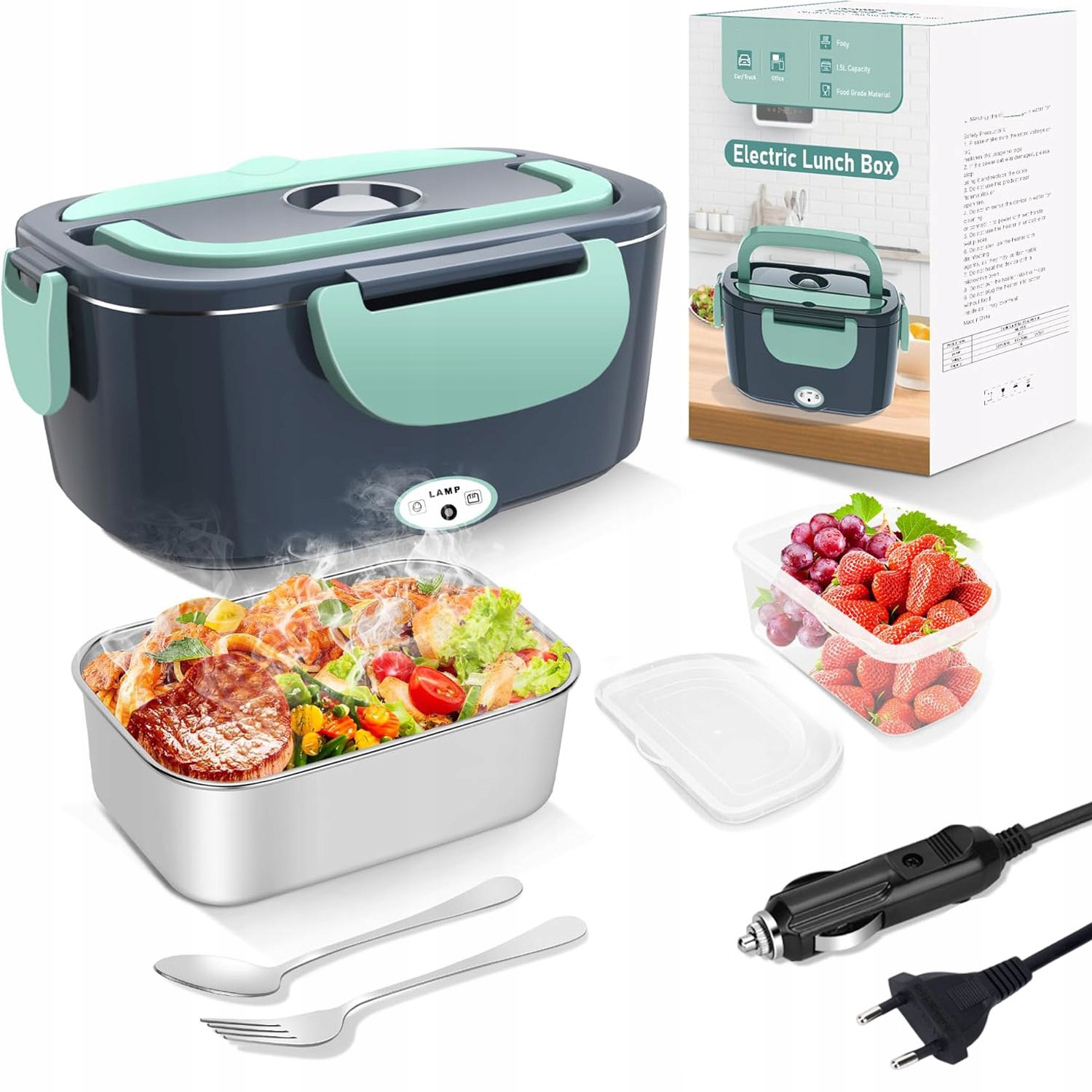 Elektrický Obědový Box Do Auta, Domu 60 W 1.5 L Termotaška