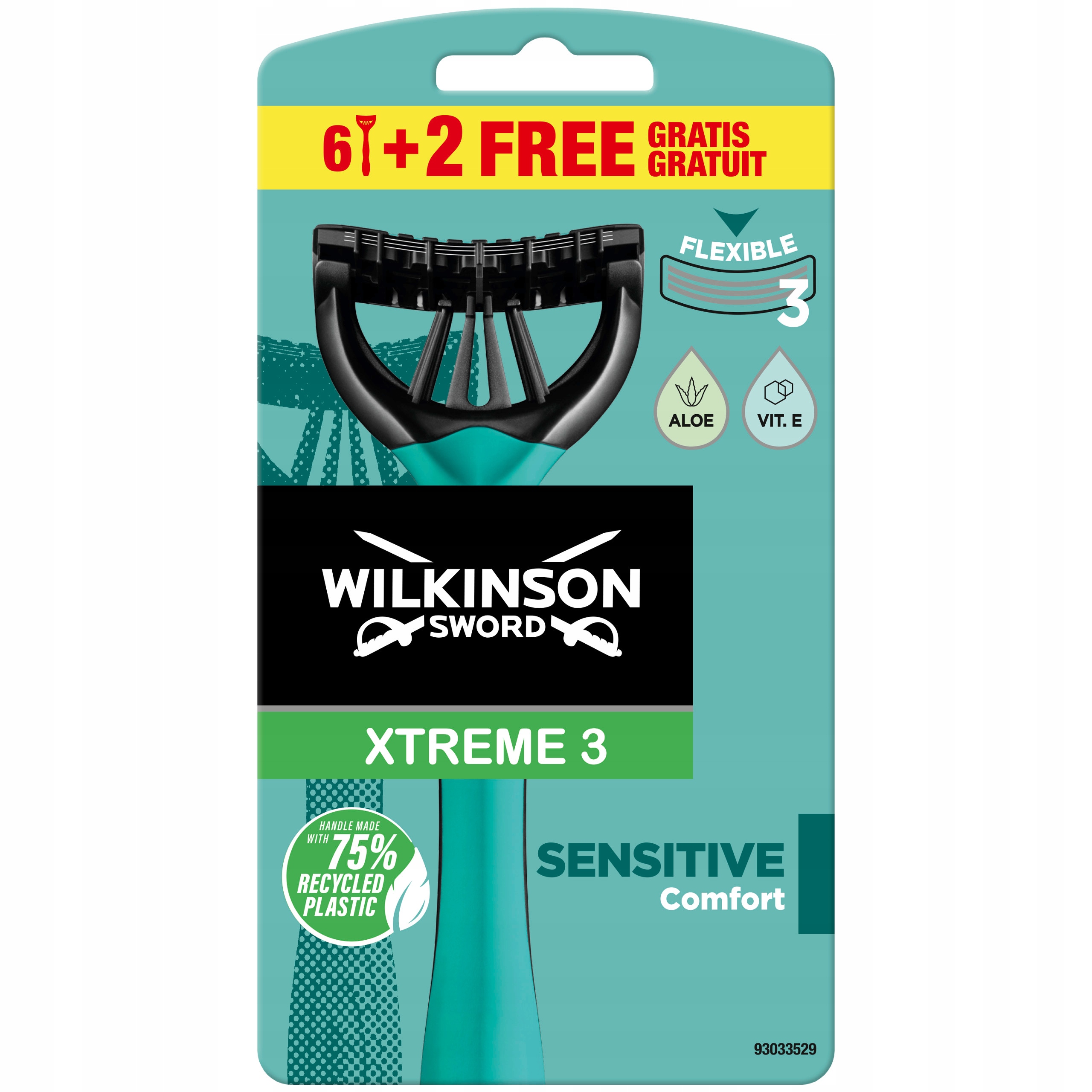 

8x Maszynka Wilkinson Xtreme 3 Sensitive