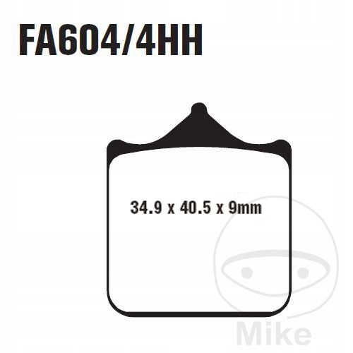 Brzdové doštičky predné Ebc GPFAX604/4HH