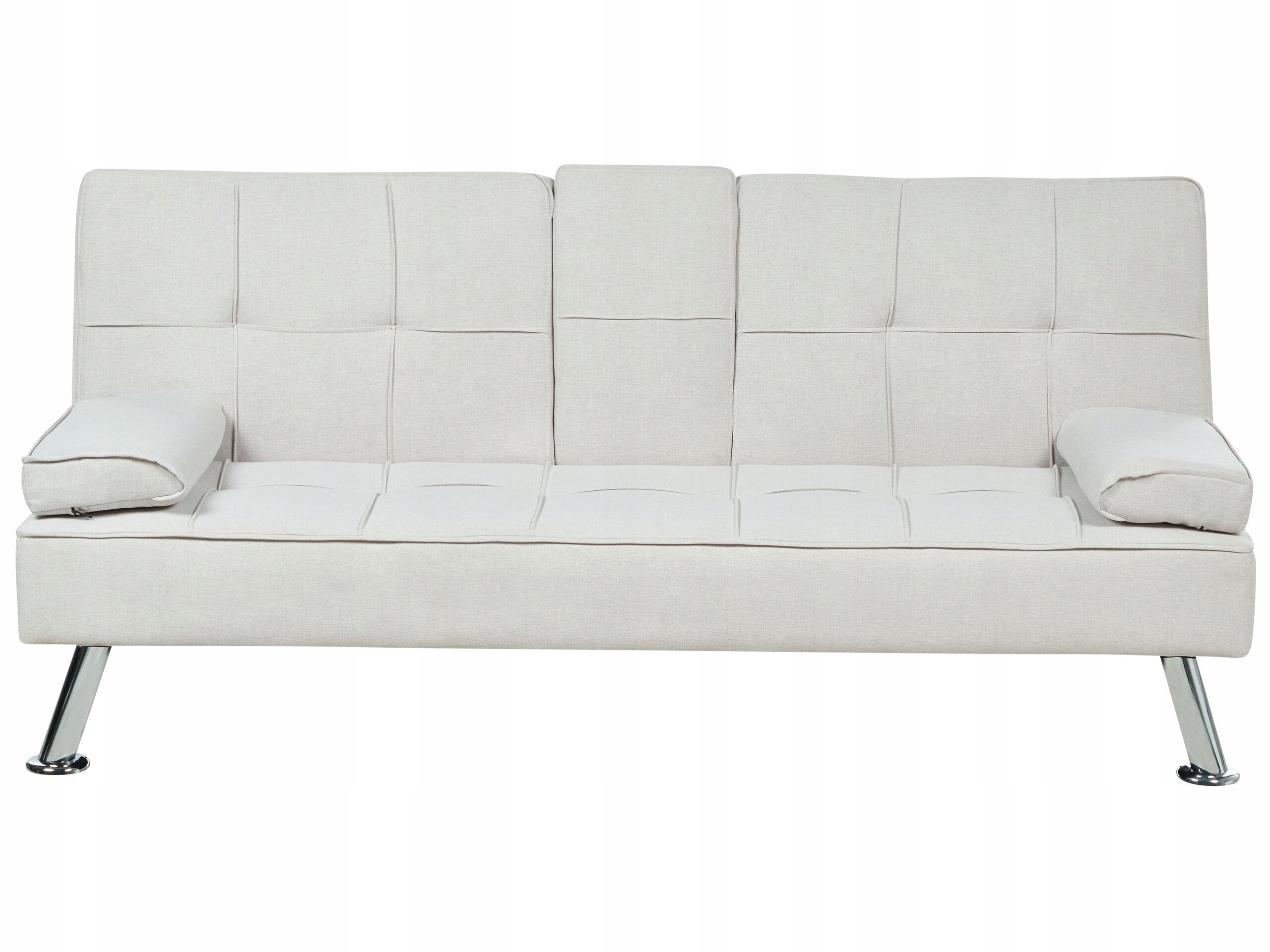 Sofa kanapa funkcja spania beżowa
