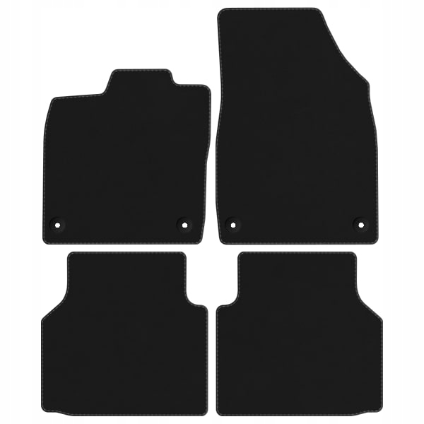 

Vw ID.4 2020- Dywaniki welur grube Lux stopery