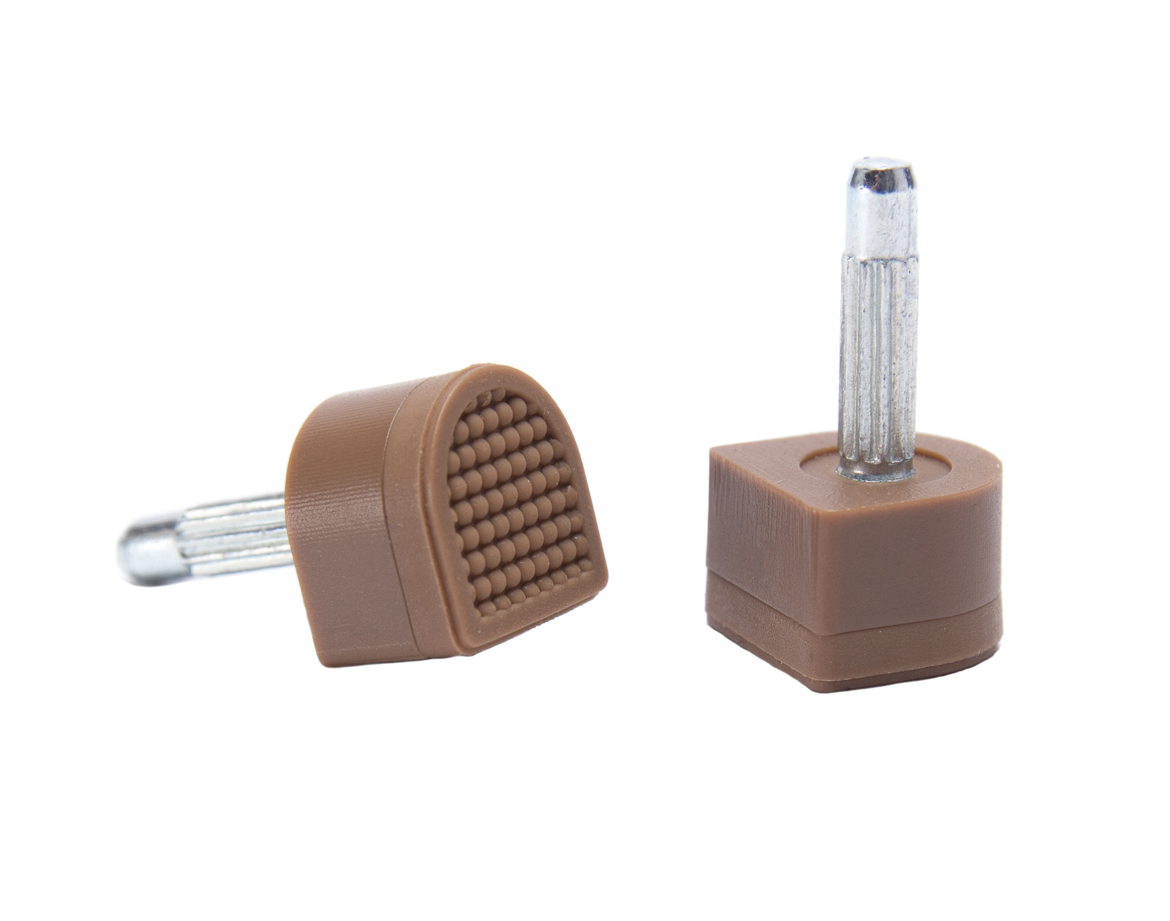 Fleki do butów Dwuwarstwowe 13x13 mm Beżowe