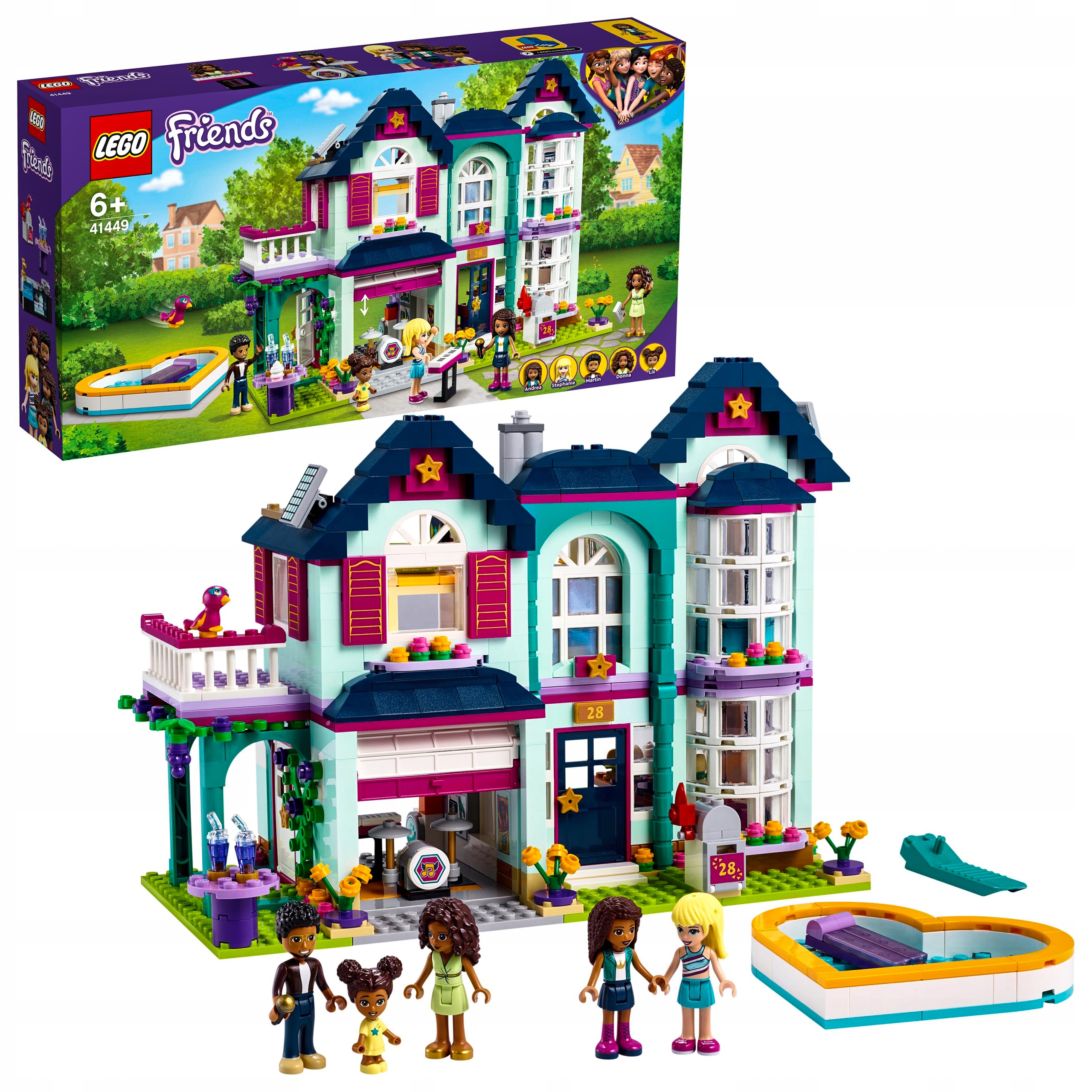 Lego Friends 41449 Rodinný dům Andrea