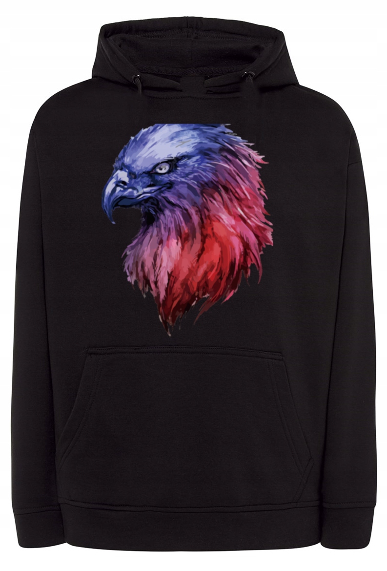 Pánská mikina s barevným potiskem pták Orel r.XXL