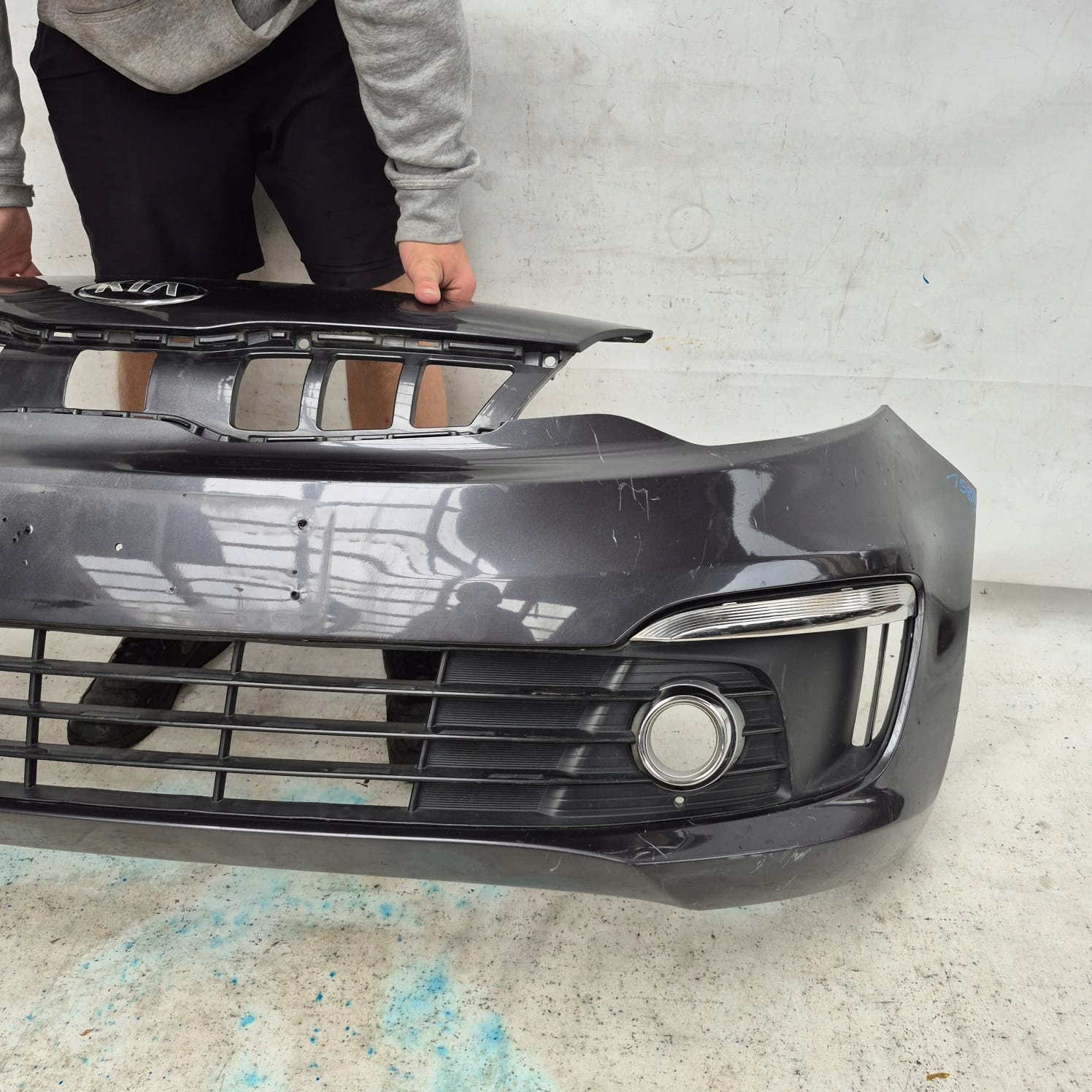 KIA RIO III 3 sedan LIFT 14-17 bumper front front