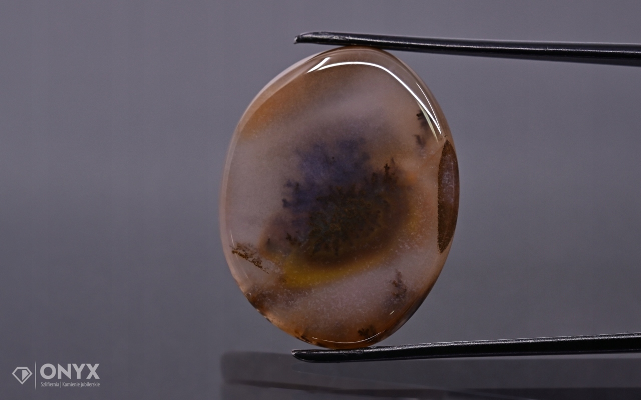 Dendritový achát z Kazachstánu nepravidelná destička