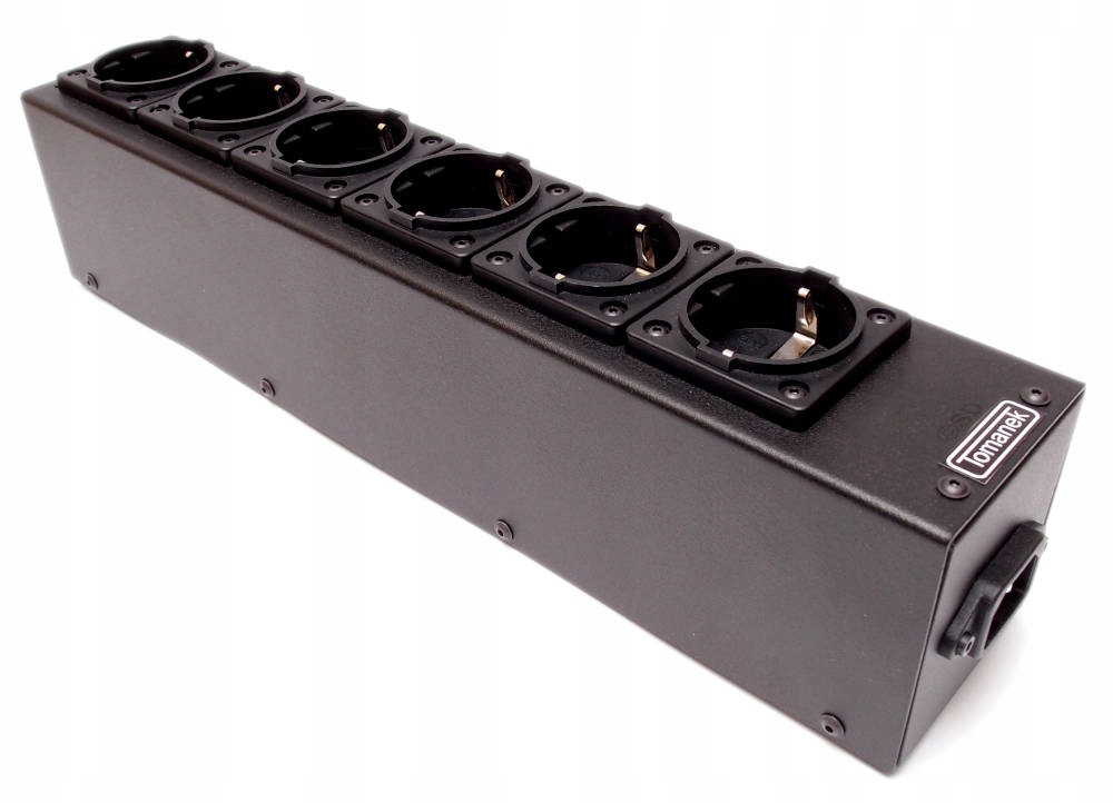 Tomanek TAP6S Napájacia Lišta 6x Schuko Extra Kvalita S Filtrom Schafnnera