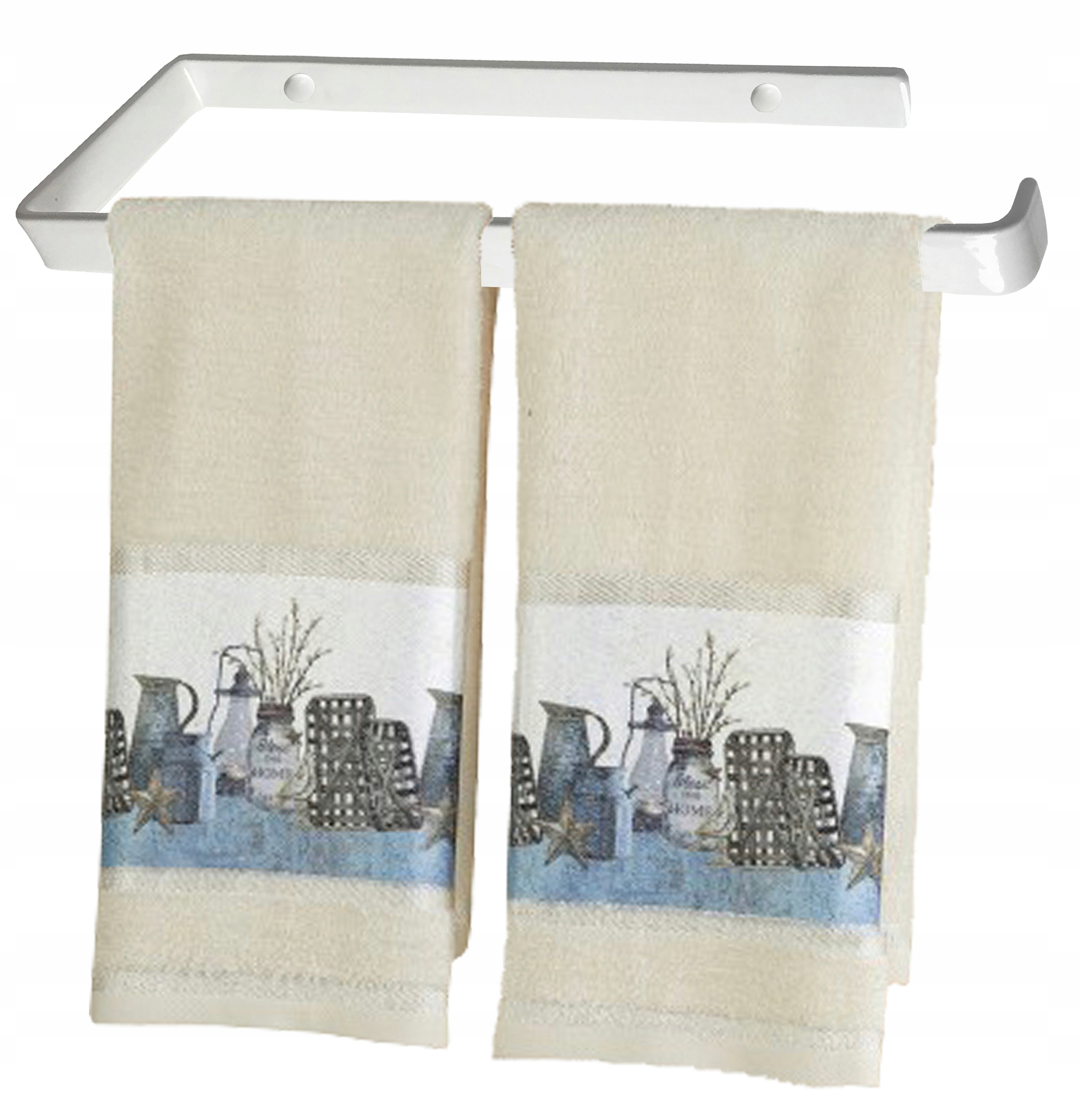 UCHWYT NA RĘCZNIK PAPIEROWY WIESZAK ŁAZIENKOWY LOFT PREMIUM BIAŁY H2 MOCNY Szerokość produktu 8 cm