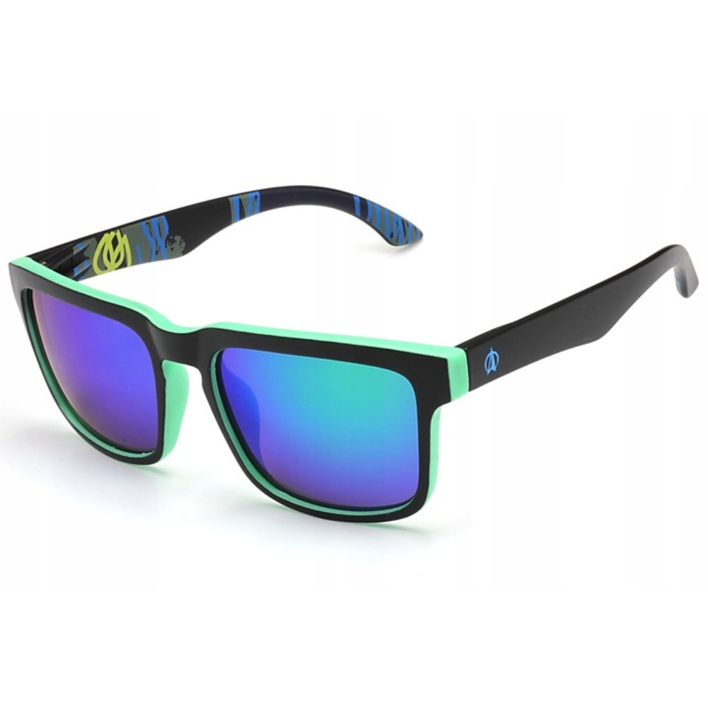 OKULARY PRZECIWSŁONECZNE MĘSKIE POLARYZACYJNE LUSTRZANE SOCZEWKI UV400 ETUI Model POLARIZED HD