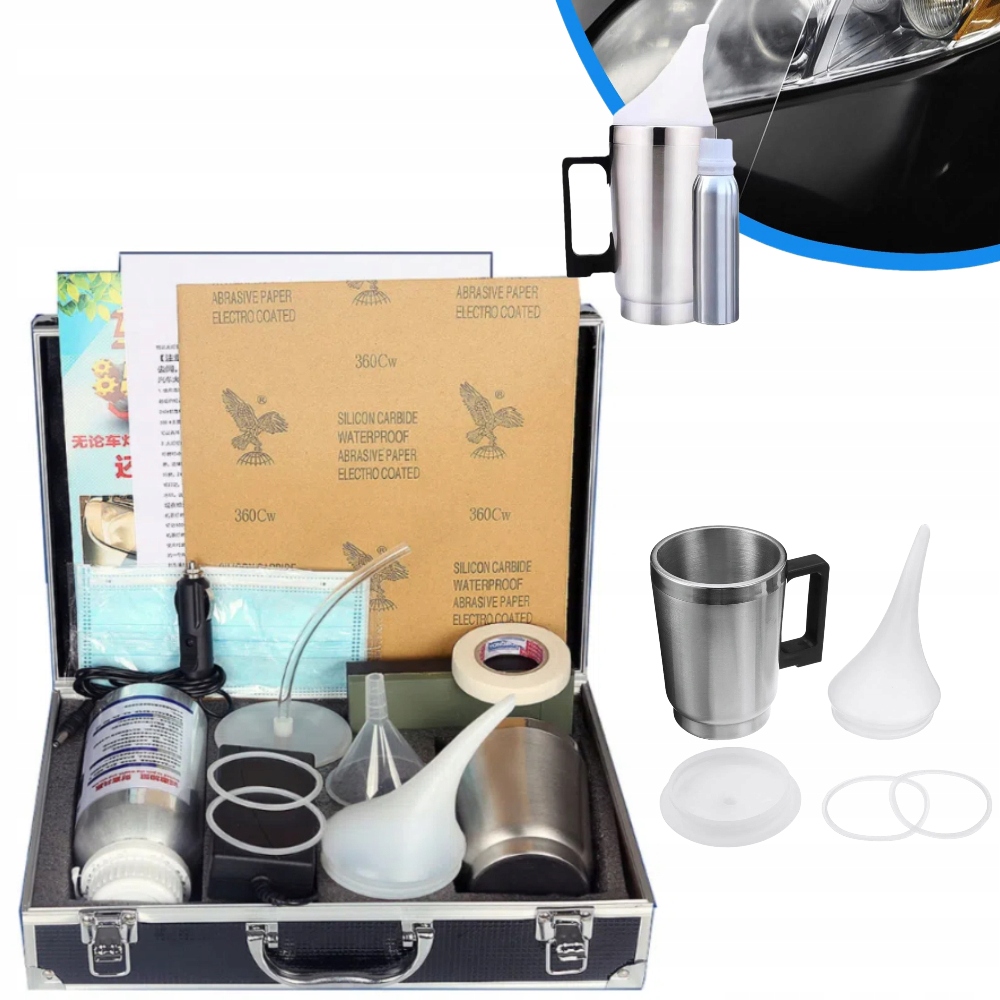 Sada Pro Renovaci Obnovy Leštění Světlometů