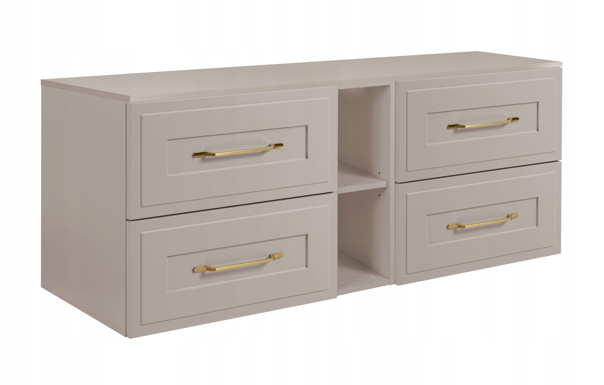 Koupelnová skříňka Pod Umyvadlo 140 kašmír módní Stylová Mdf deska