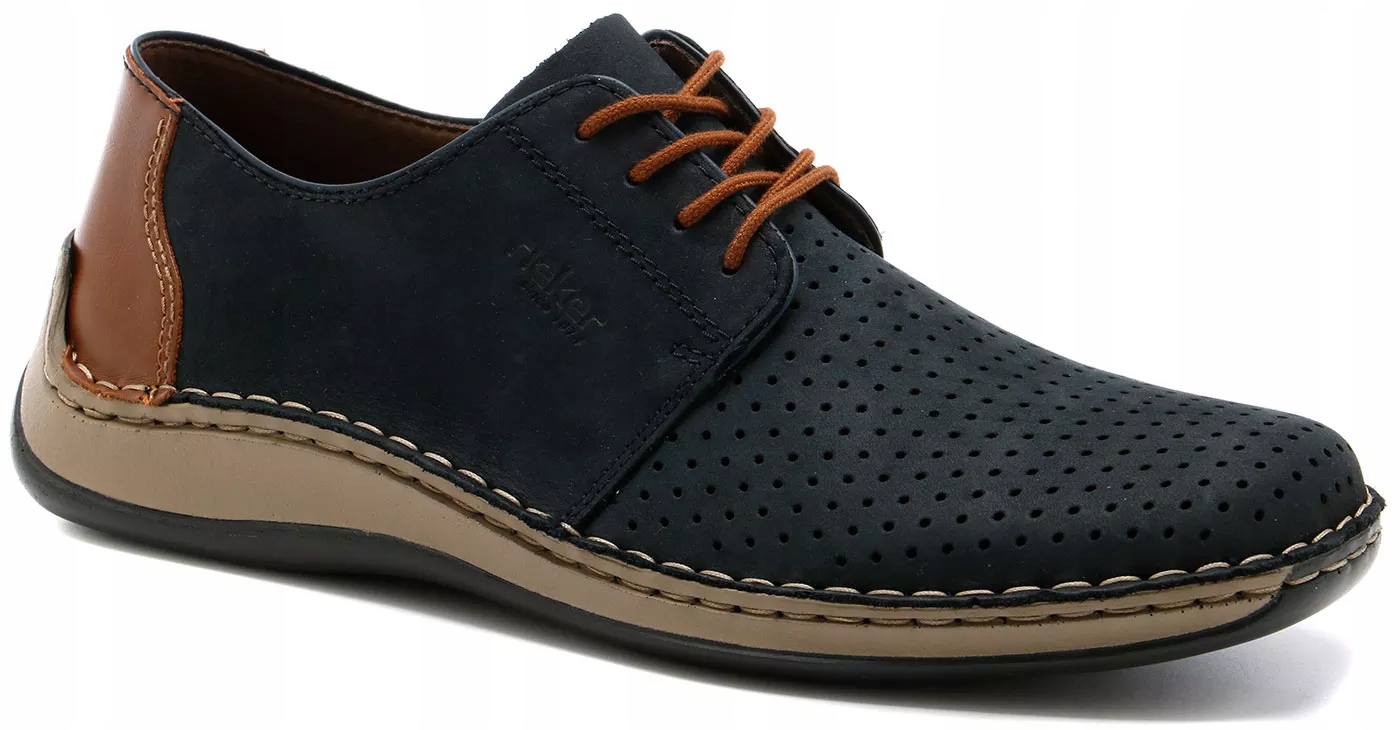 Pánské polobotky Rieker 05226-14 tmavě modré vel. 42