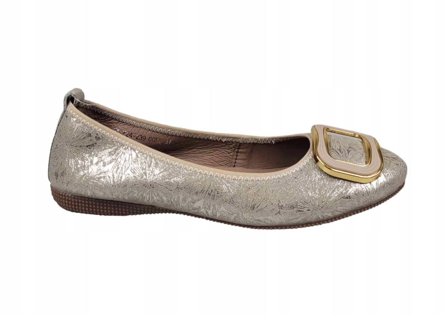 T.sokolski Baleríny Ts W24-239 Zlatý vel. 37