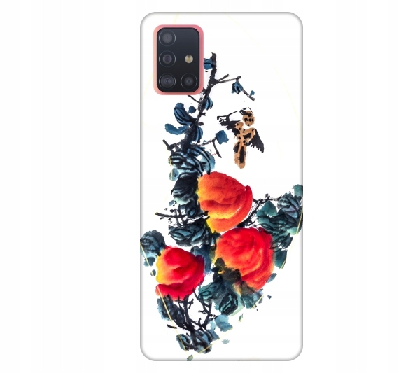 

Etui pokrowiec do Samsung Galaxy A51 Kwiaty akware