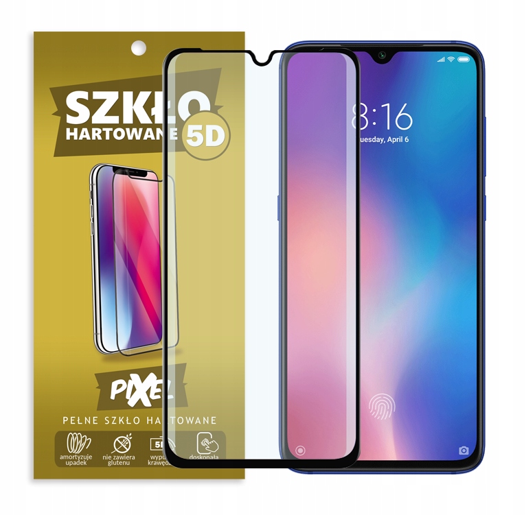 

Pełne Szkło 5D Full Glue do Xiaomi Xiaomi Mi9 Mi 9
